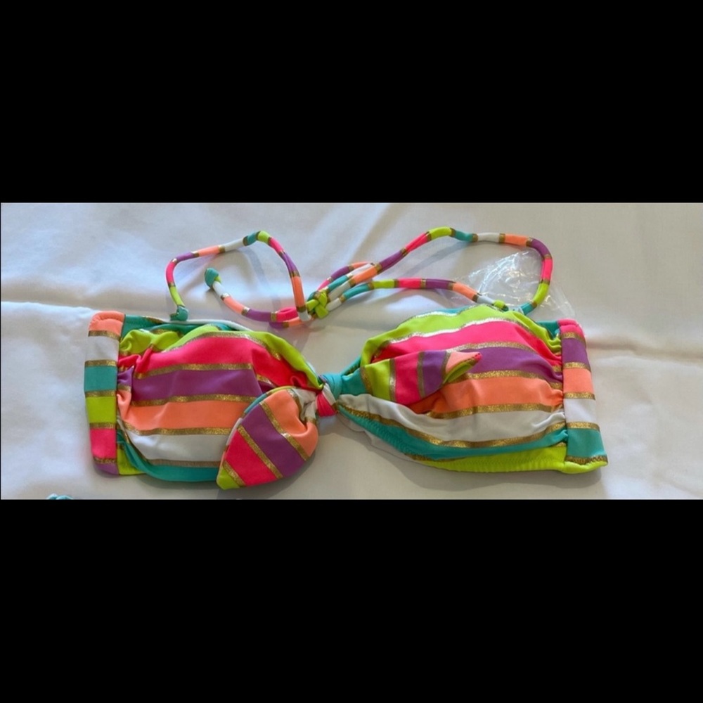 Victoria Secret Swim Bandeau Top Size Small